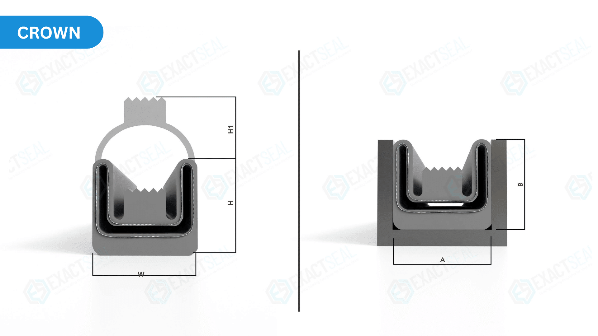 oblong cross section seals