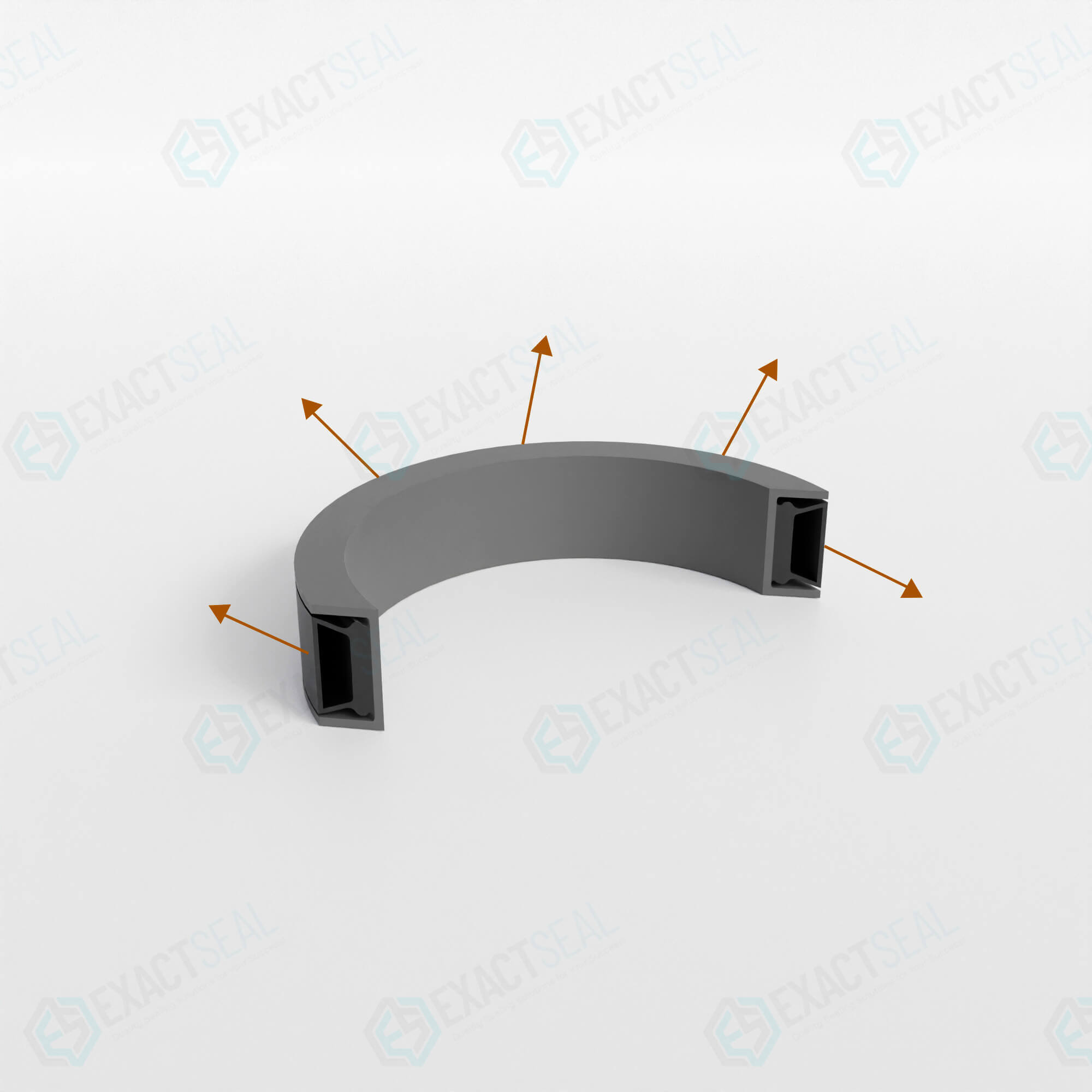 radially outward seal image